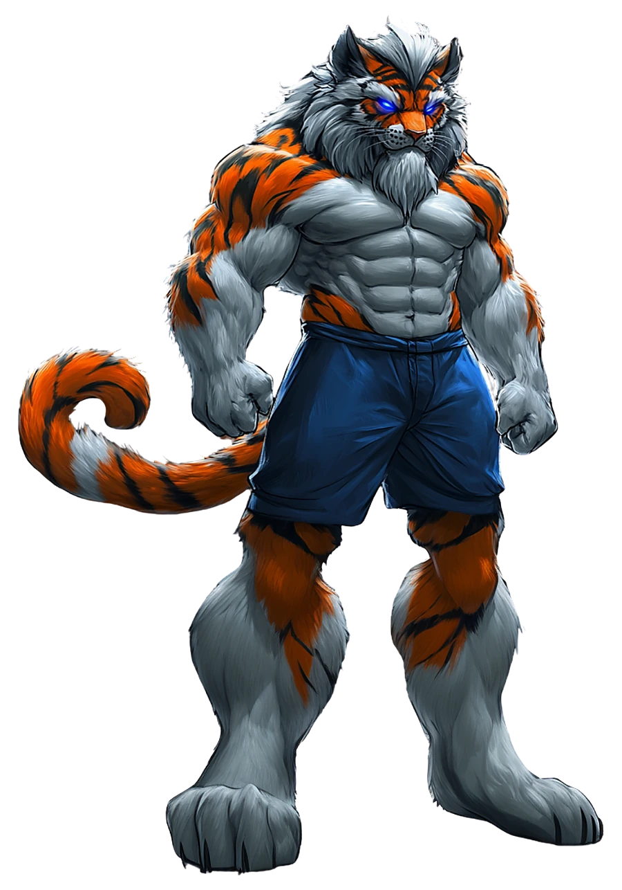 Spencer Aurelius, the official KRONATRIX tiger mascot, presenting professional websites for beta readers